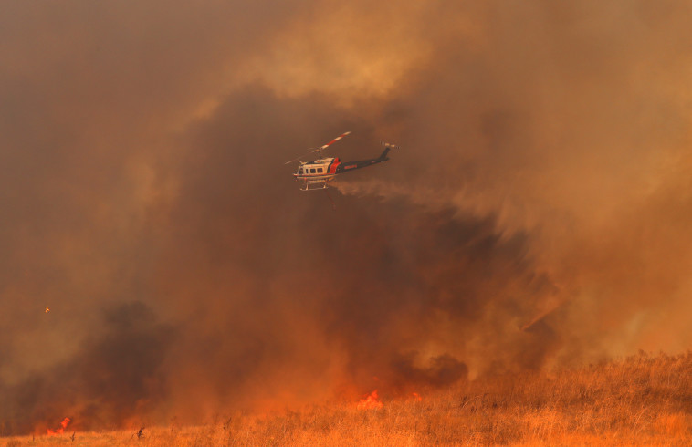 שריפות הענק בקליפורניה. צילום: רויטרס