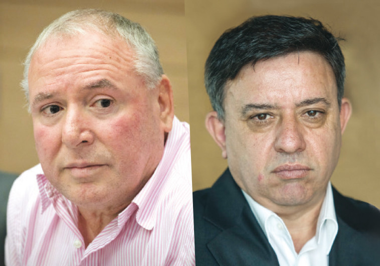 אבי גבאי ודוד אמסלם. צילום: פלאש 90