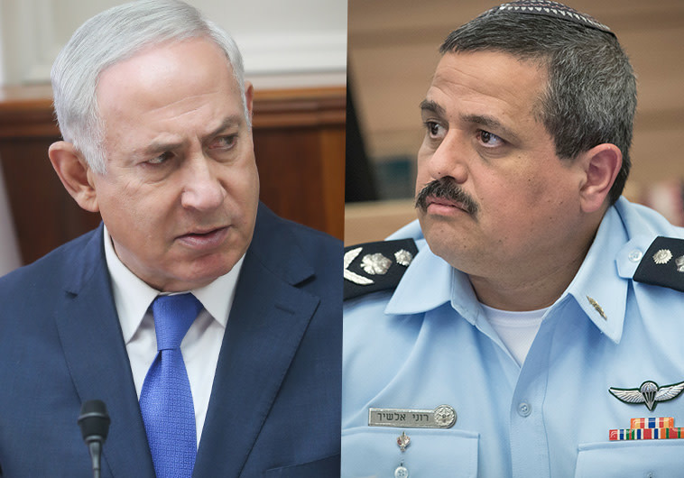 אלשיך ונתניהו. &quot;לרה&quot;מ אין שום דבר נגדו&quot;. צילום: פלאש 90