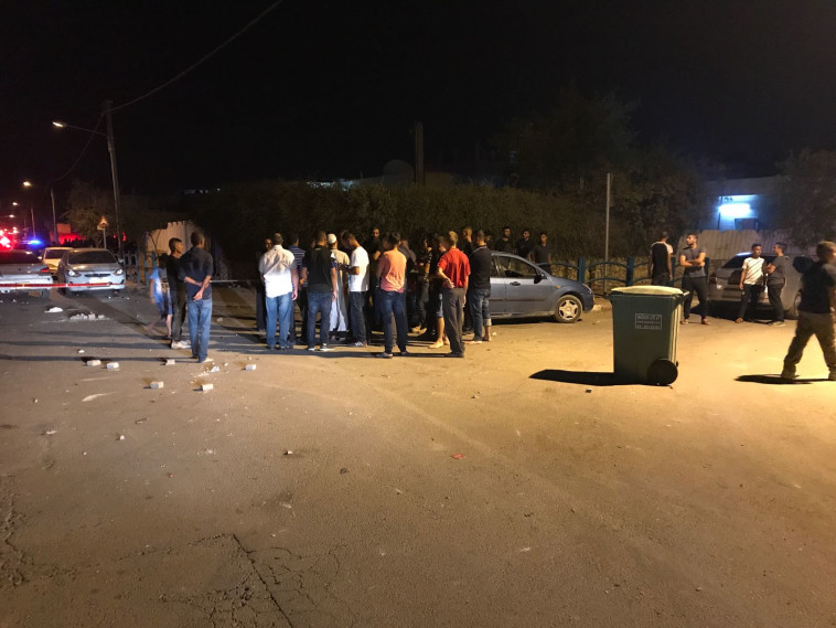 הירי בתל שבע. צילום:  רדיו א-נקב 