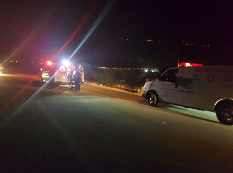 כוחות ההצלה באיזור האירוע. צילום: מד&quot;א