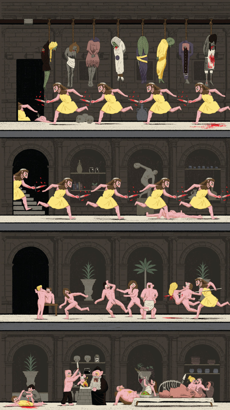 האיור על כ&quot;ב באלול, היום שבו &quot;שבנו להרוג משומדים&quot;. אהרון פרידמן 