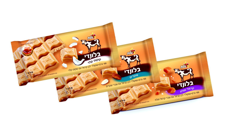 שוקולד חלב בלונדי של עלית. צילום: סטודיו שטראוס