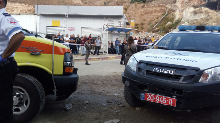 זירת האירוע. צילום: דוברות מד"א