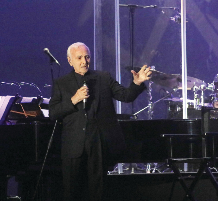 שארל אזנבור. צילום: סיון פרג' 