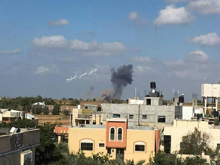 פיצוץ המנהרה ברצועת עזה. צילום: הרשתות החברתיות