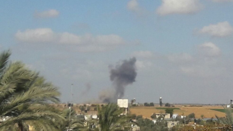 פיצוץ מנהרת הטרור. צילום מסך מטוויטר