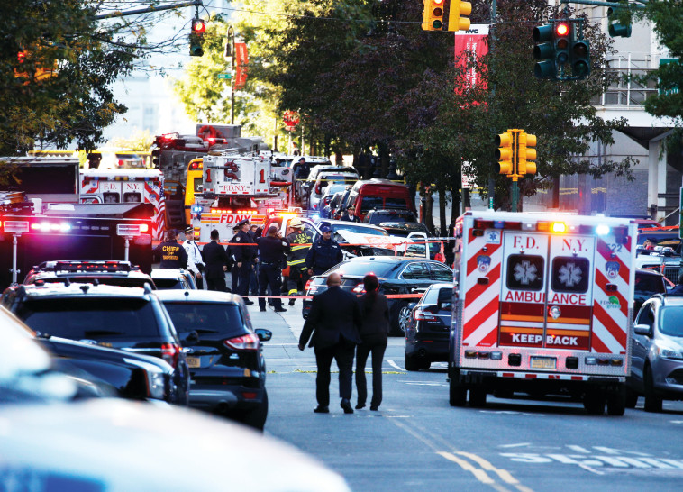 פיגוע הדריסה במנהטן. צילום: רויטרס