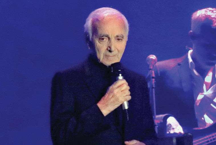 שארל אזנבור. צילום: סיון פרג' 