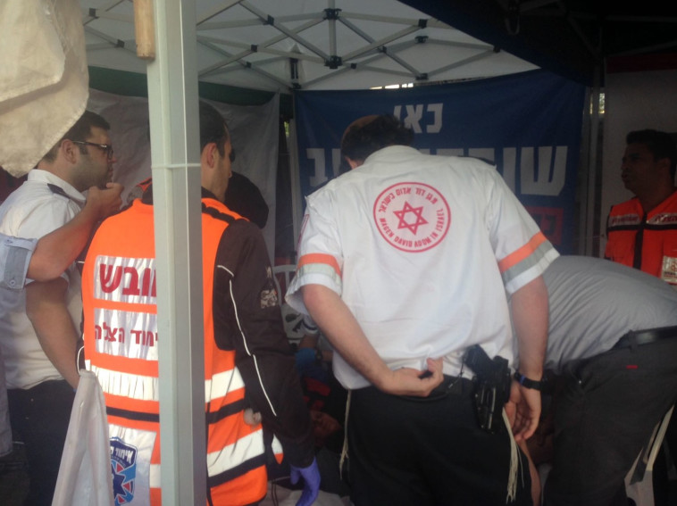 צוותי מד&quot;א במקום האירוע