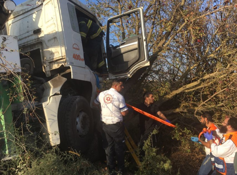 התאונה בגליל. צילום: מד"א