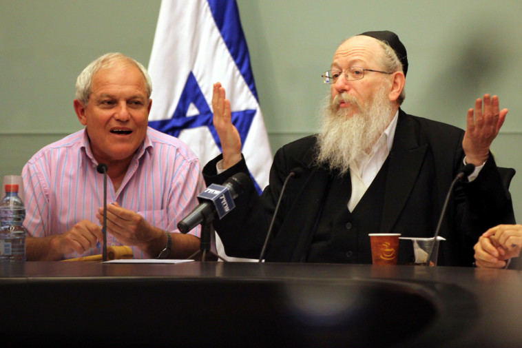 חיים כ&quot;ץ עם ליצמן. צילום: יוסי זמיר, פלאש 90