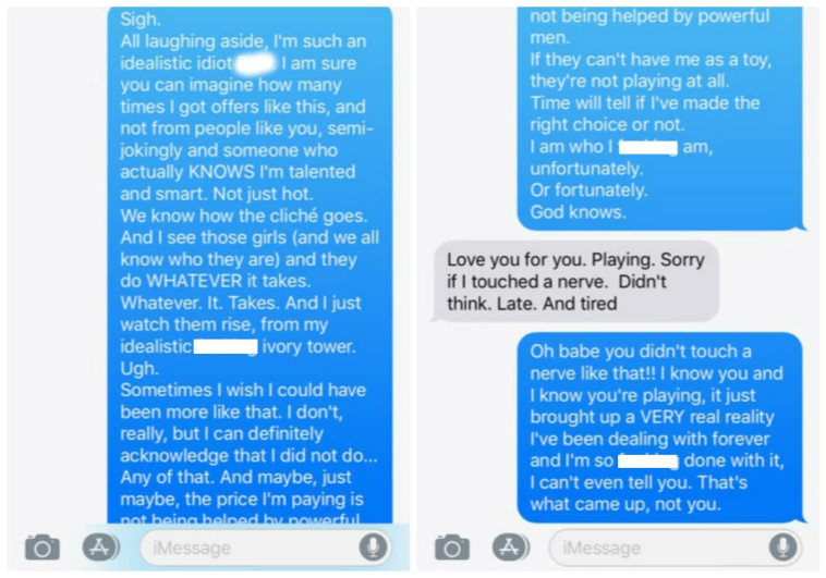 התכתבות עם הסוכן לשעבר. צילום מסך 