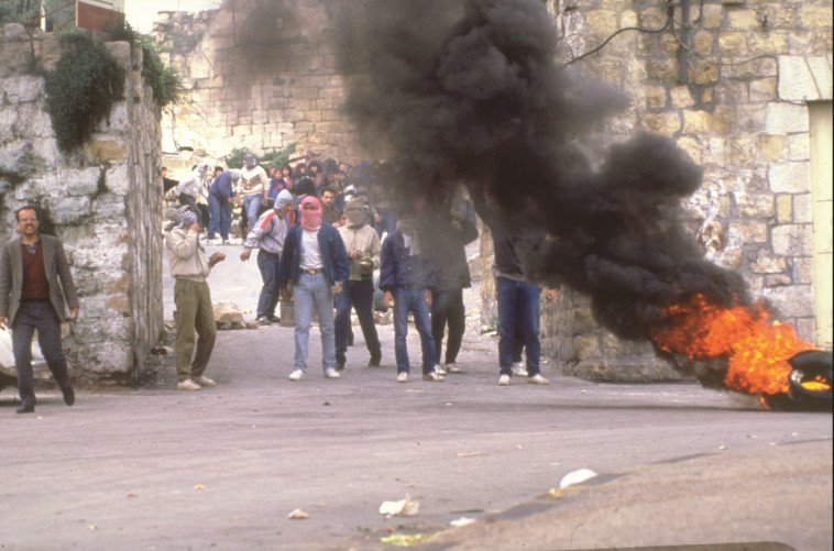 האינתיפאדה הראשונה. צילום. צילום: לע&quot;מ