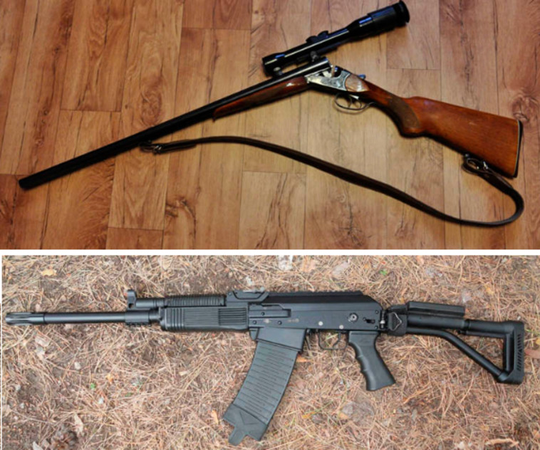 הרובים שגנב הדוב. צילום מסך: הסיביריאן טיימס