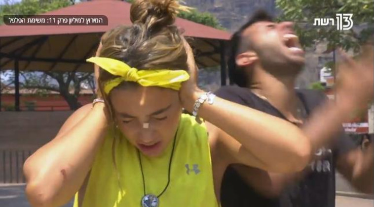 נטע ברזני, המירוץ למיליון. צילום מסך