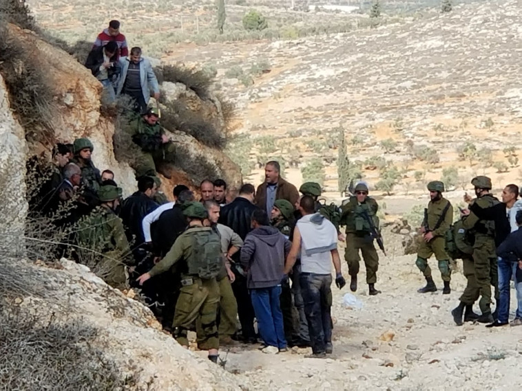 זירת האירוע בשומרון. צילום: TPS 