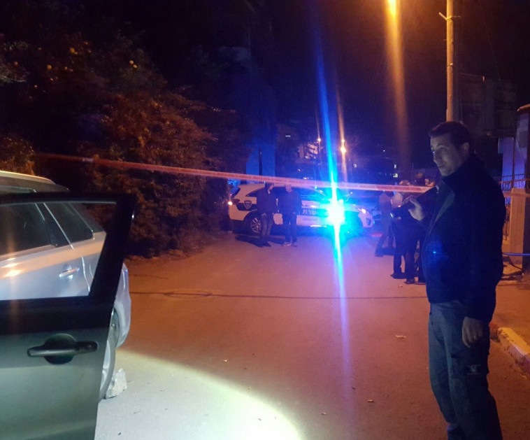 זירת האירוע בדיר אל אסד. צילום: דוברות המשטרה