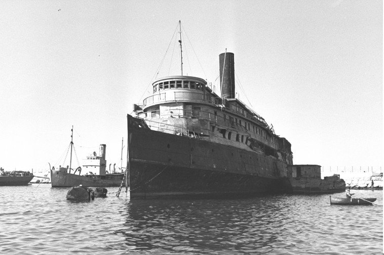 נתנו לבריטים על הראש בגללה. האקסודוס, צילום: פריץ כהן, לע&quot;מ