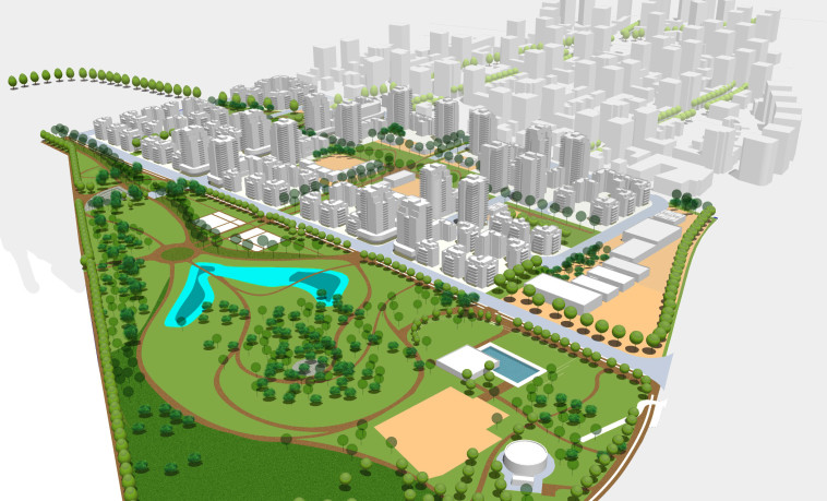  מתחם 3 צריפין - הדמיה. קורין אדריכלים