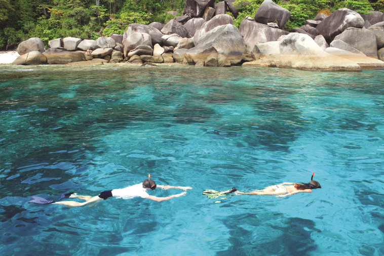 נראים כמו גלויה. איי סימילאן. צילום: לשכת התיירות התאילנדית