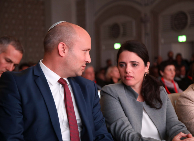 הובילו את המהלך. שקד ובנט. צילום: סיוון פרג'