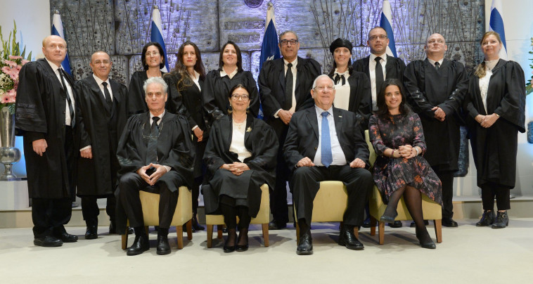 ראובן ריבלין בטקס השבעת שופטים בבית הנשיא. צילום: מארק ניימן, לע&quot;מ