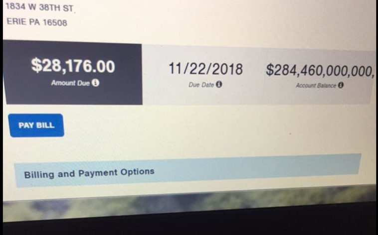 חשבון החשמל המנופח. צילום: פייסבוק