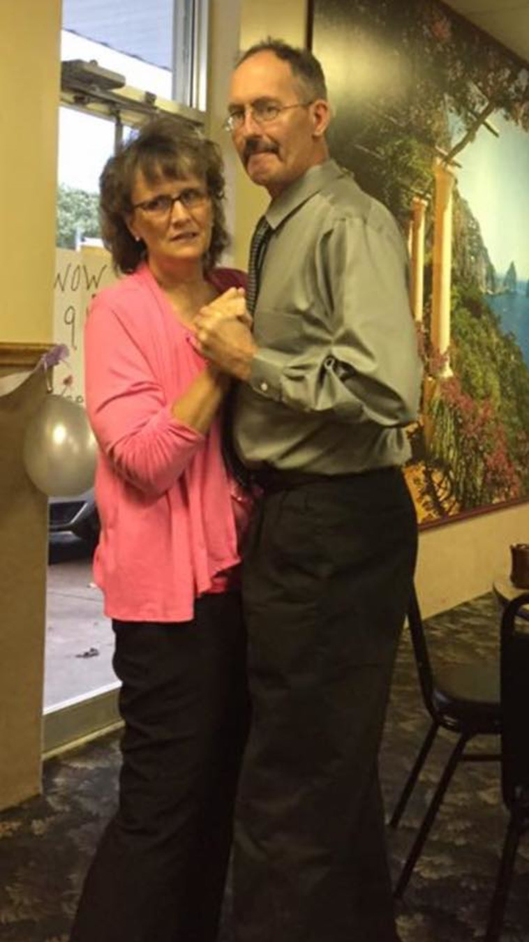 מארי ובעלה. צילום: פייסבוק