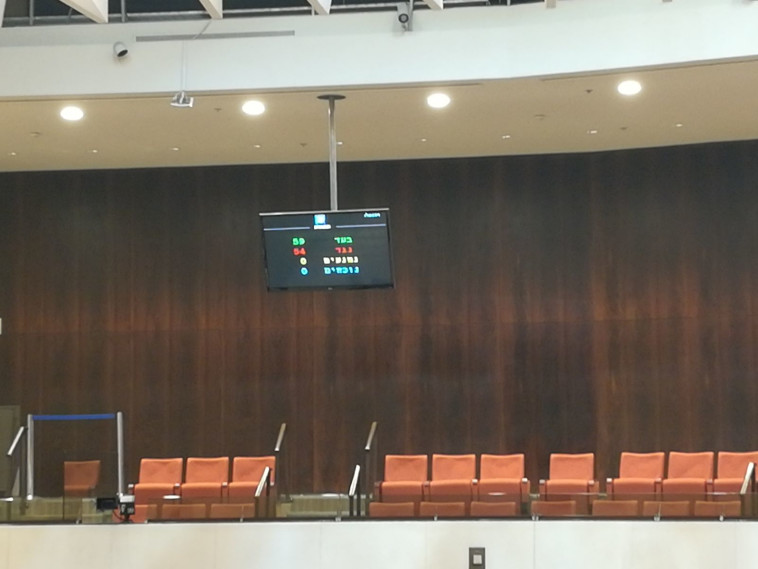 ההצבעה על חוק ההמלצות. צילום: יניר קוזין