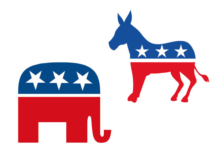 המפלגה הדמוקרטית והמפלגה הרפובליקנית