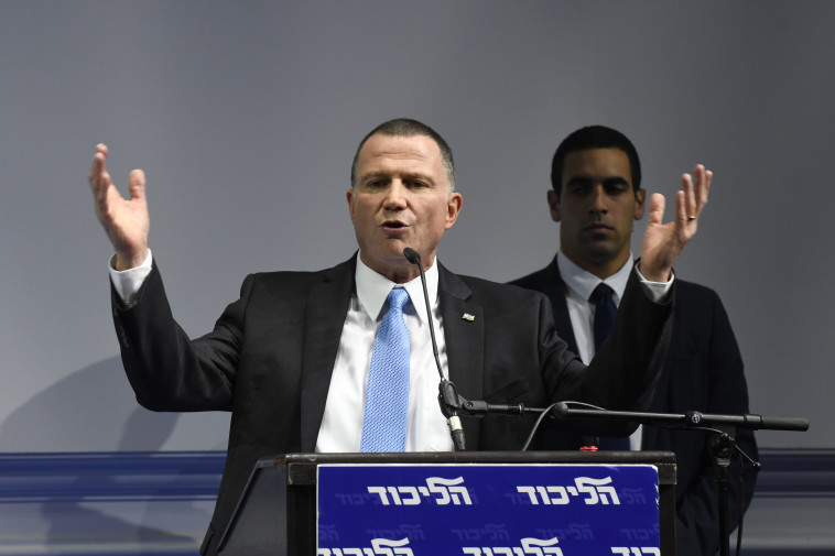 יו&quot;ר הכנסת אדלשטיין בנאומו. צילום: אבשלום ששוני