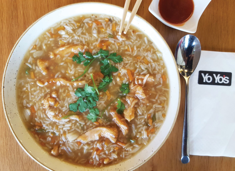 מרק אורז סיני בכרכור. צילום: יח&quot;צ