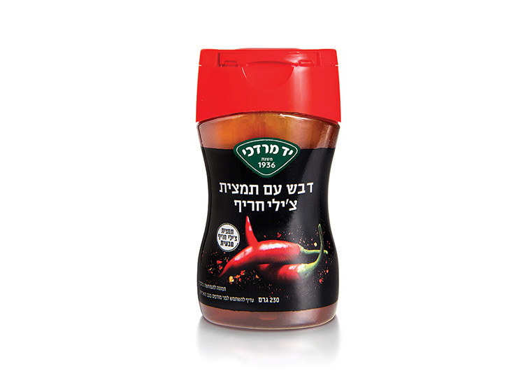 דבש עם צ'ילי חריף של יד מרדכי. צילום: יח"צ דבש עם צ'ילי חריף של יד מרדכי. צילום: יח"צ