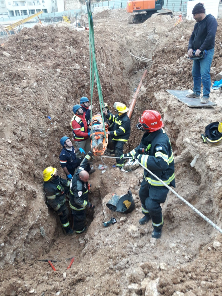 חילוץ הפועל. צילום: דוברות כבאות והצלה