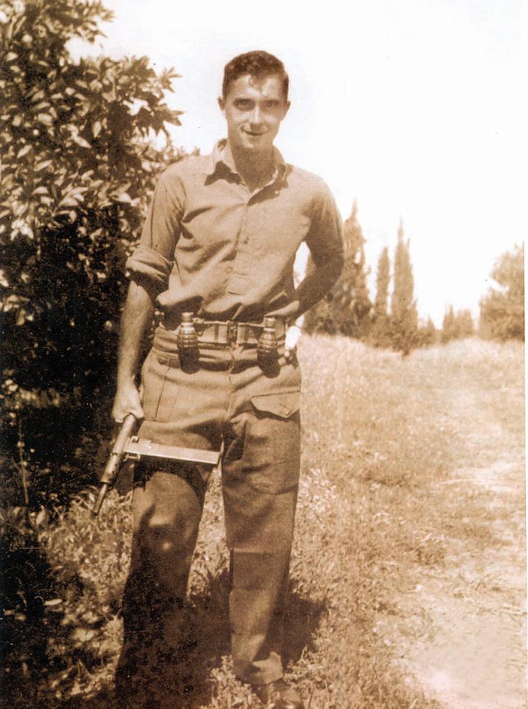 אריק שרון, 1948. צילום: באדיבות ארכיון צה&quot;ל, 1948