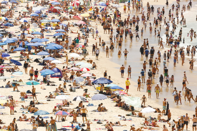 חום קיצוני בסידני אוטרליה. צילום: רויטרס