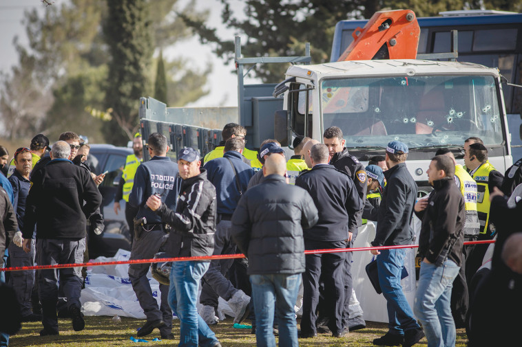 הפיגוע בארמון הנציב. צילום: יונתן זינדל, פלאש 90 