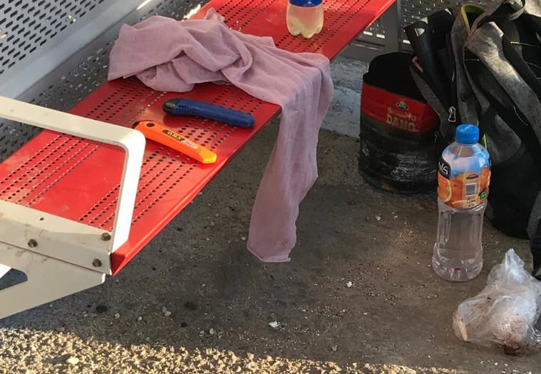 ניסיון פיגוע דקירה סמוך לשילה. צילום: שלמה מתתיהו, TPS