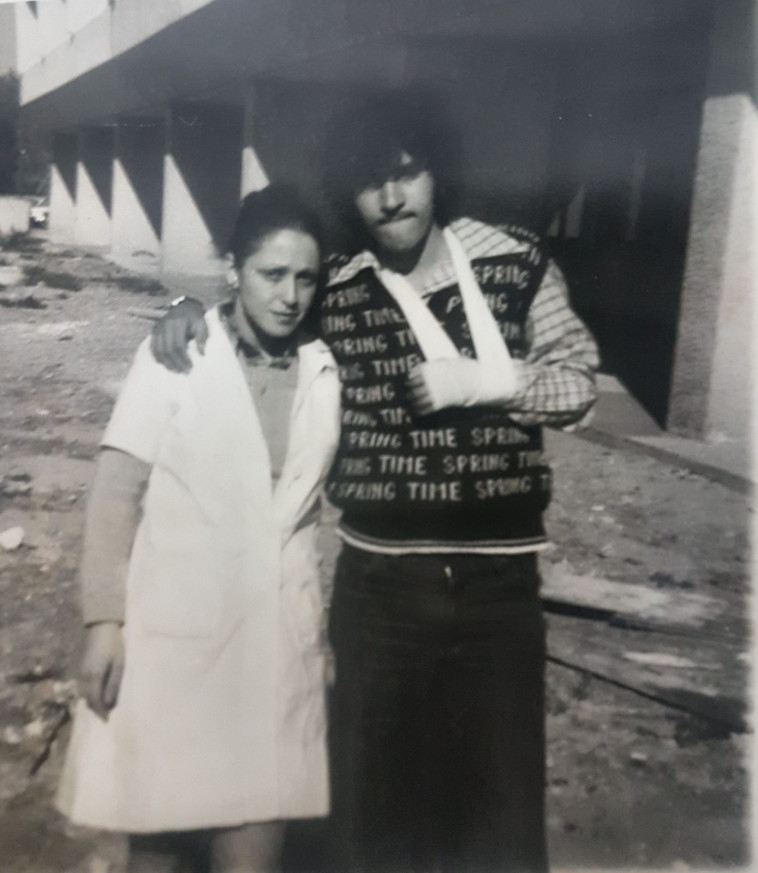 אסולין לאחר הפציעה. צילום פרטי