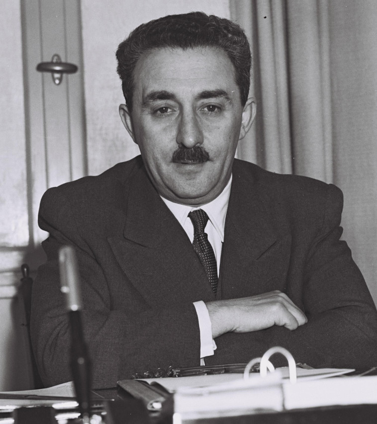 הוא היה צריך להיות מונצח לפחות כמו בן־גוריון&quot;.  משה שרת. צילום: הוגו מנדלסון, לע&quot;מ 