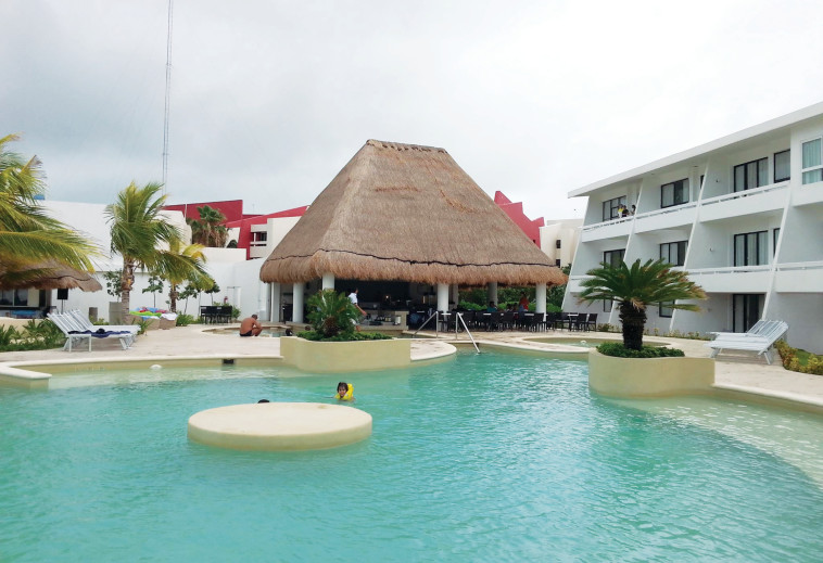 בית מלון בקנקון. צילום: עינת אוליבייר