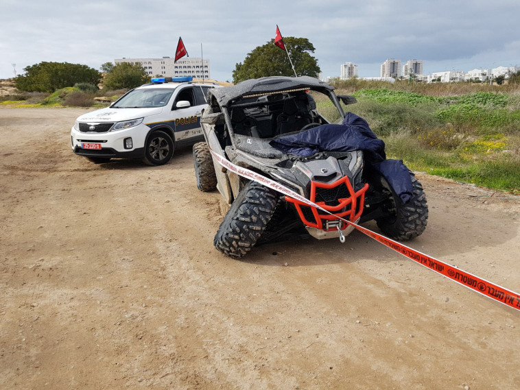 התאונה באשדוד. צילום: דוברות המשטרה