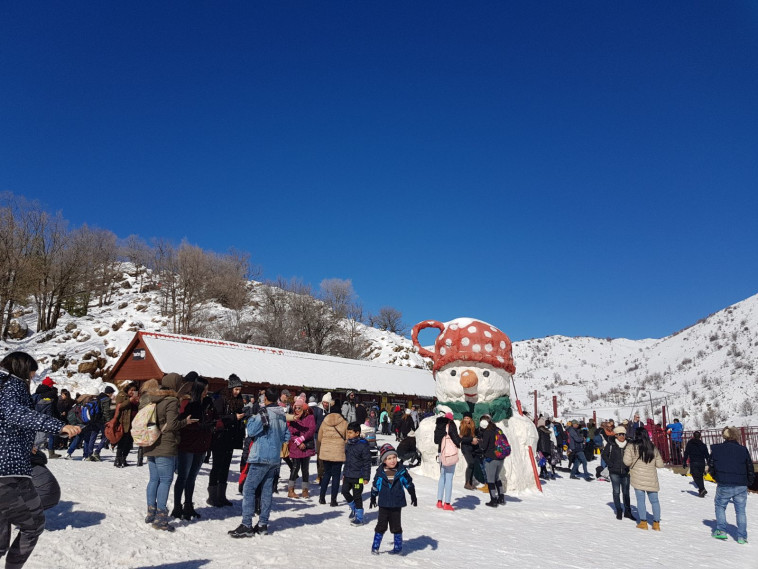 שלג בחרמון. צילום: אתר החרמון