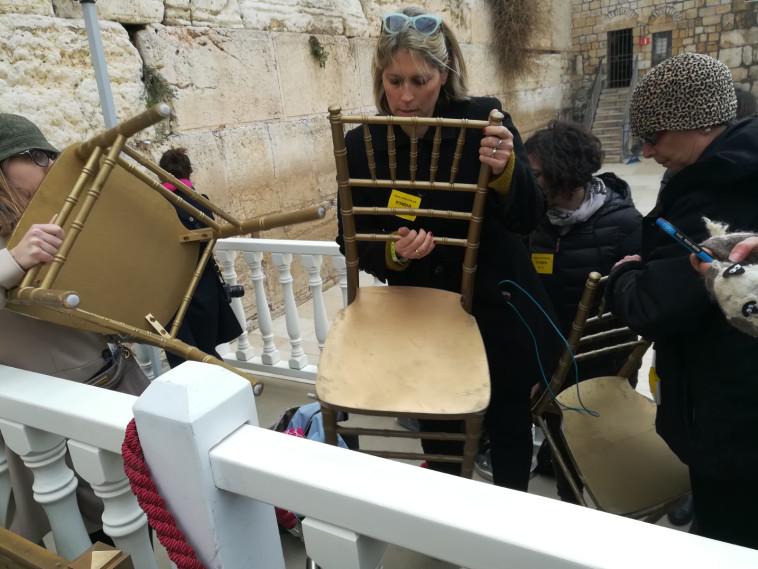 ההפרדה בכותל. צילום: יניר קוזין