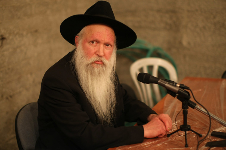 הרב יצחק גינזבורג. צילום: קובי גדעון, פלאש 90