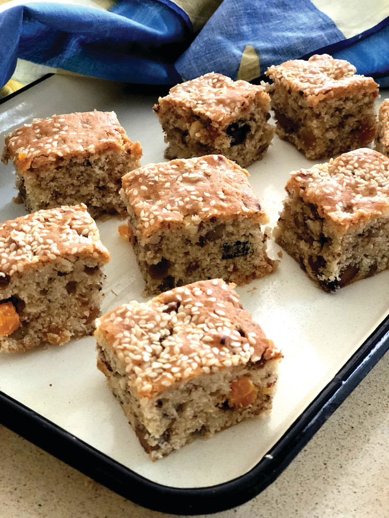 ריבועי פירות יבשים ושוקולד. צילום: פסקל פרץ רובין