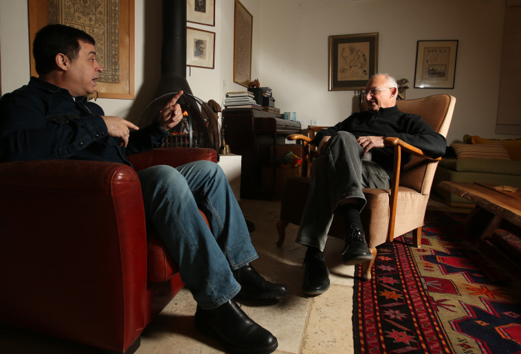 בן כספית ואריה אלדד. צילום: מירי צחי