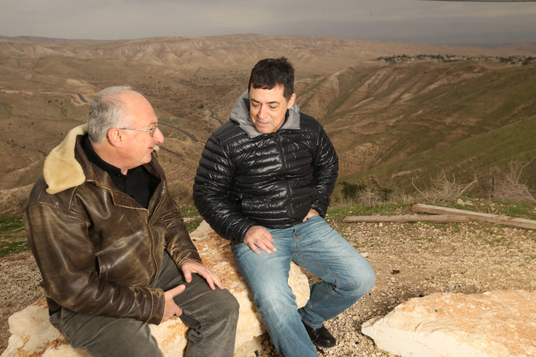 בן כספית ואריה אלדד. צילום: מירי צחי