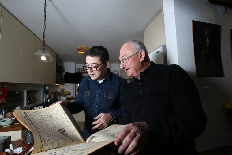 בן כספית ואריה אלדד. צילום: מירי צחי